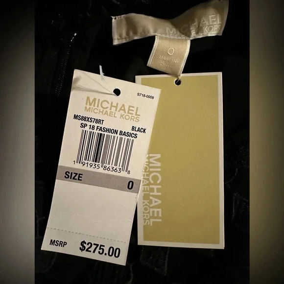 Michael Kors geometric floral lace dress size 0 - Picture 16 of 16